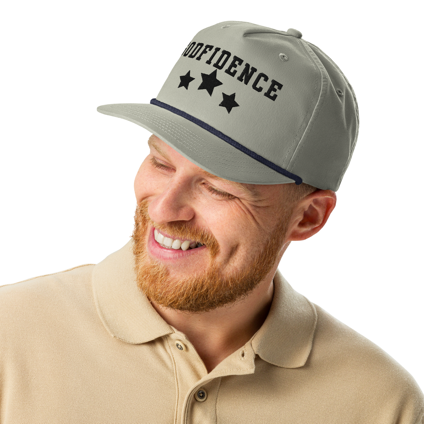 Godfidence Star Embroidered Golf rope cap