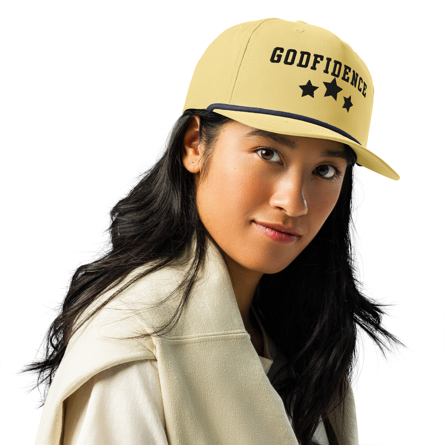Godfidence Star Embroidered Golf rope cap