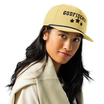 Godfidence Star Embroidered Golf rope cap