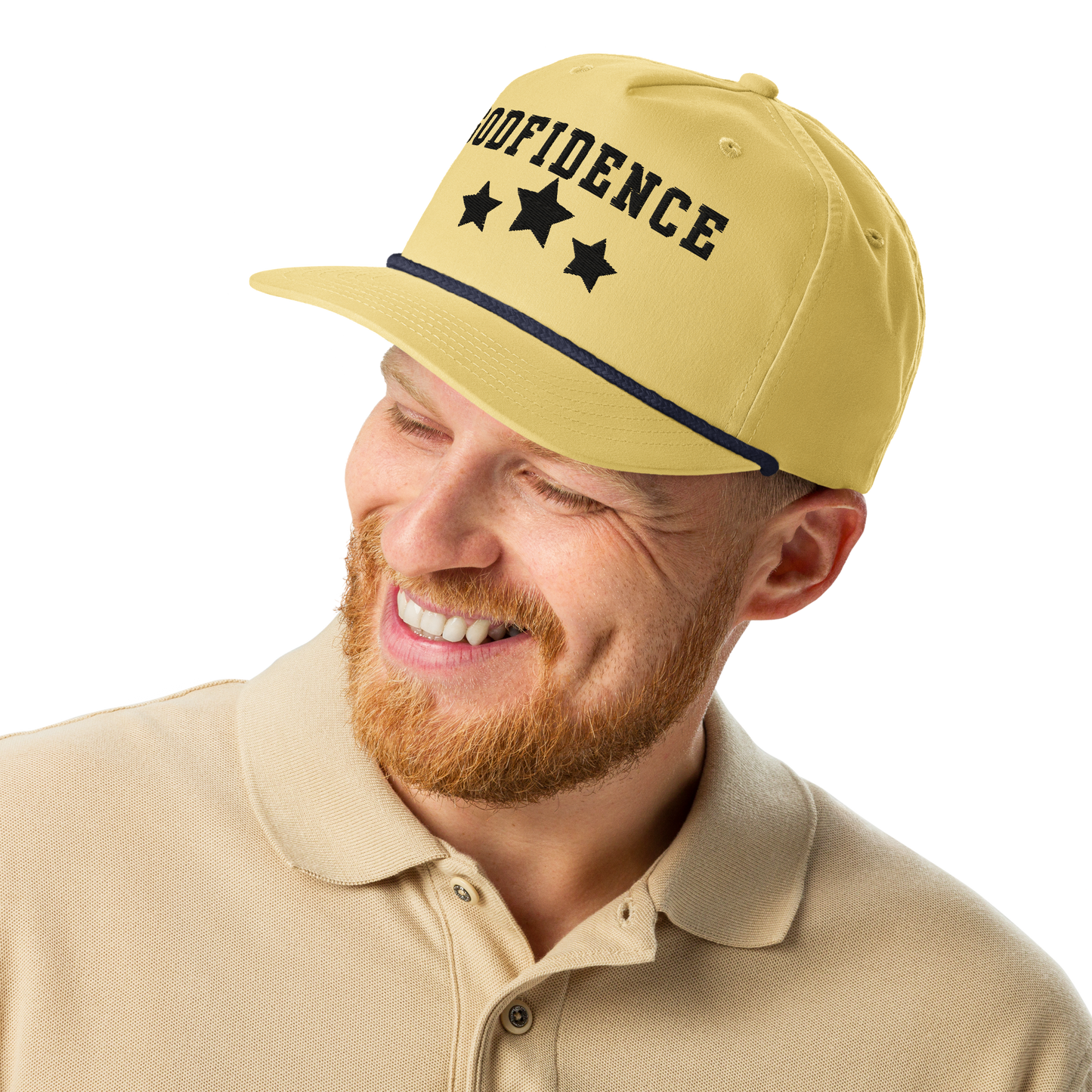 Godfidence Star Embroidered Golf rope cap