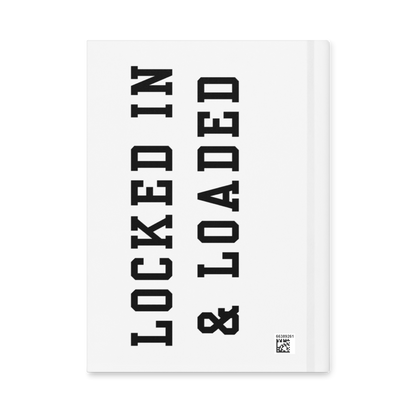 G.E.D. Locked In & Loaded Hardcover journal matte - Godfidence Every Day G.E.D. Brand