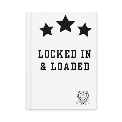 G.E.D. Locked In & Loaded Hardcover journal matte - Godfidence Every Day G.E.D. Brand