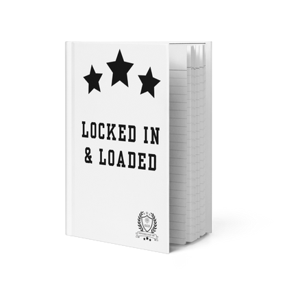 G.E.D. Locked In & Loaded Hardcover journal matte - Godfidence Every Day G.E.D. Brand