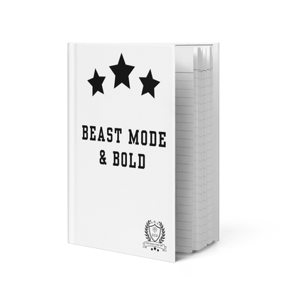 G.E.D. Beast Mode & Bold Hardcover journal matte - Godfidence Every Day G.E.D. Brand