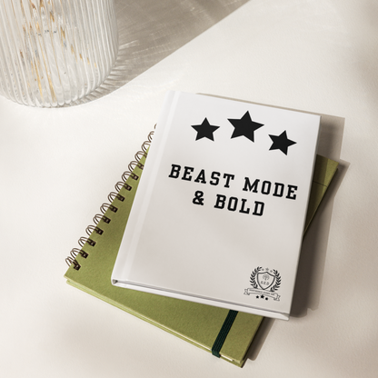 G.E.D. Beast Mode & Bold Hardcover journal matte - Godfidence Every Day G.E.D. Brand