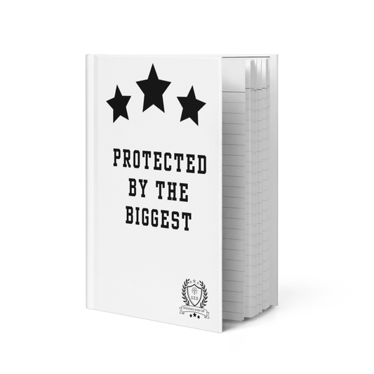 G.E.D. Protected By The Biggest Hardcover journal matte - Godfidence Every Day G.E.D. Brand