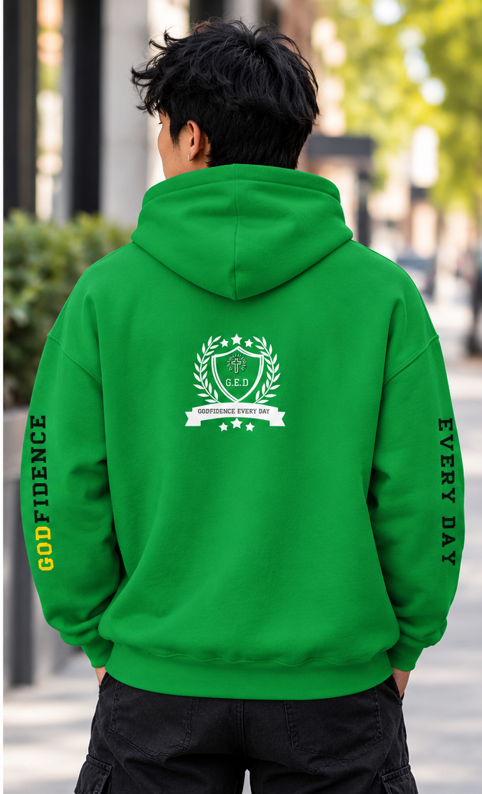 Godfidence Phill413 Hoodie (white lettering)