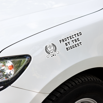 G.E.D. Protected By The Biggest Statement Stickers - Godfidence Every Day G.E.D. Brand