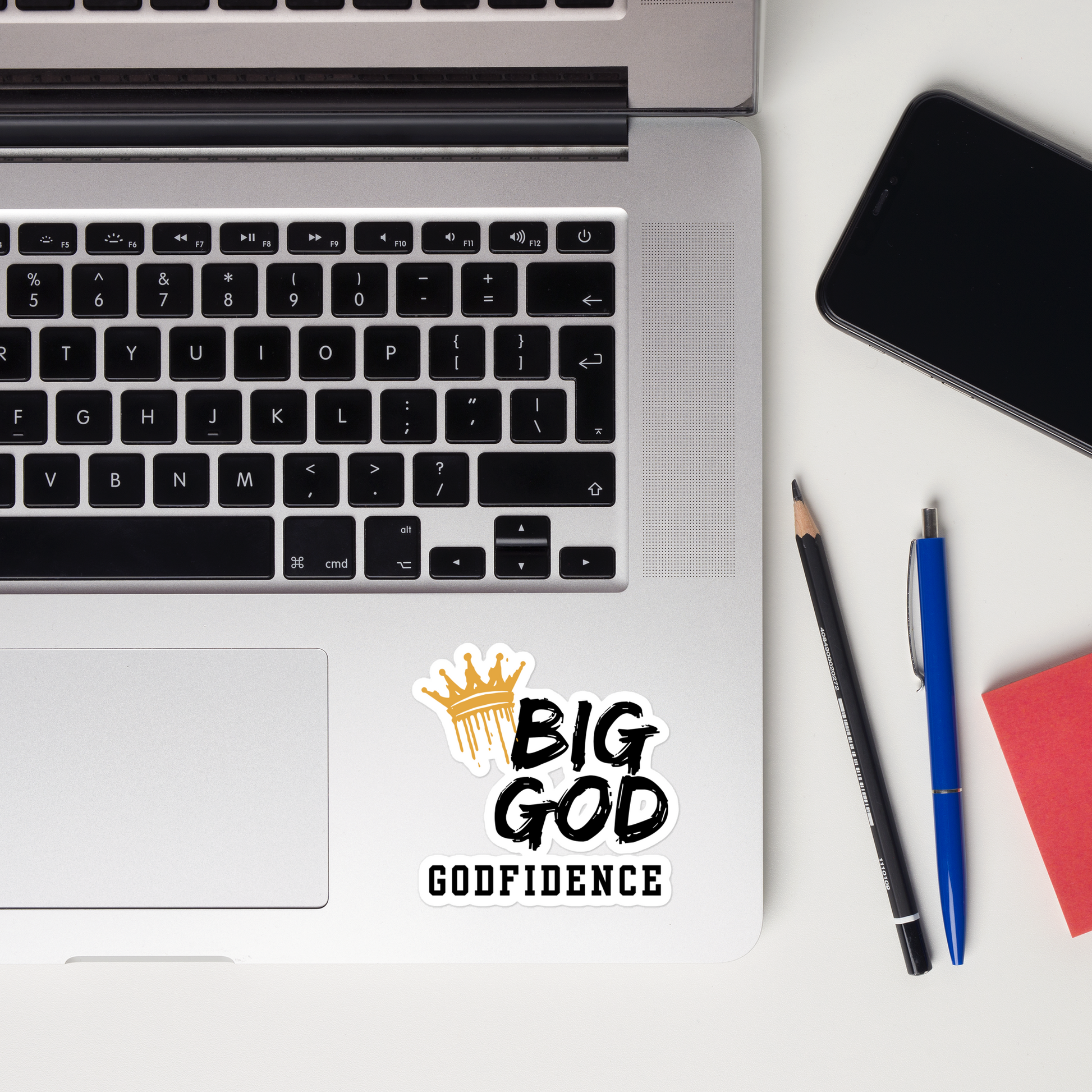NEW!!! Godfidence Big God Bubble-free stickers - Godfidence Every Day G.E.D. Brand