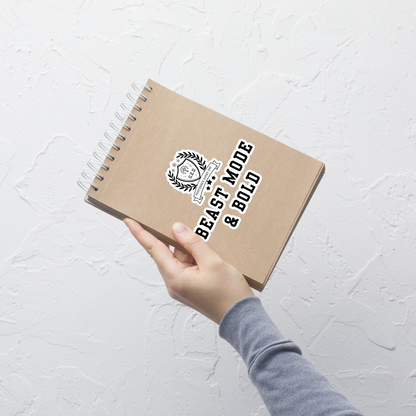 G.E.D. Beast Mode & Bold Bubble-free stickers - Godfidence Every Day G.E.D. Brand