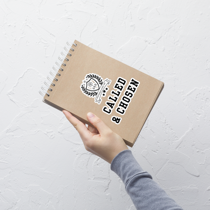 G.E.D. Called & Chosen Bubble-free stickers - Godfidence Every Day G.E.D. Brand