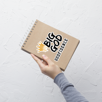 NEW!!! Godfidence Big God Bubble-free stickers - Godfidence Every Day G.E.D. Brand