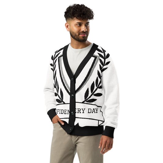 G.E.D. Logo Knitted cardigan - Godfidence Every Day G.E.D. Brand