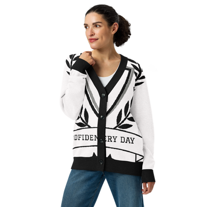 G.E.D. Logo Knitted cardigan - Godfidence Every Day G.E.D. Brand