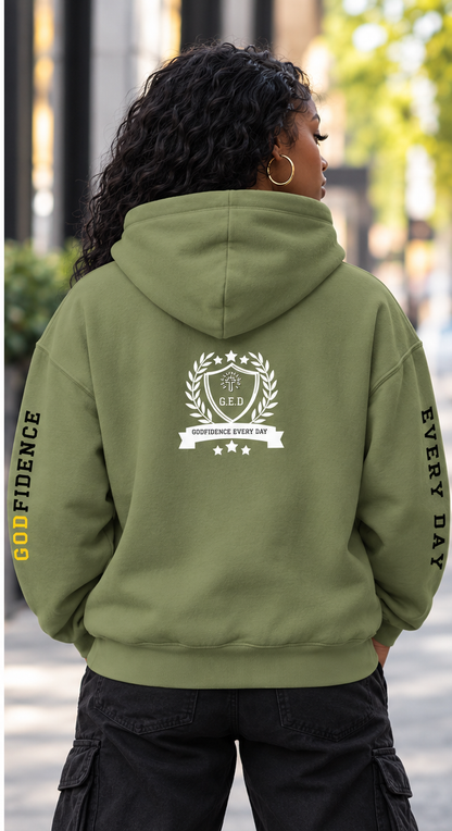 Godfidence Phill413 Hoodie (white lettering)