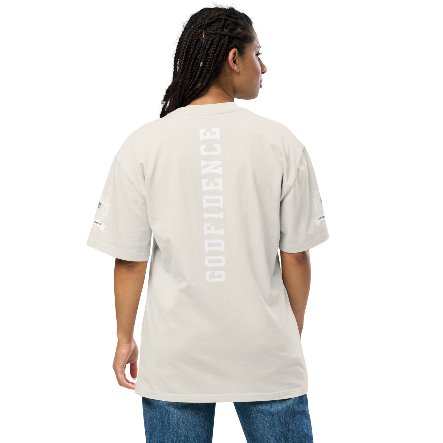 NEW!!! GodfidenceOverflow Bay Oversized faded t-shirt