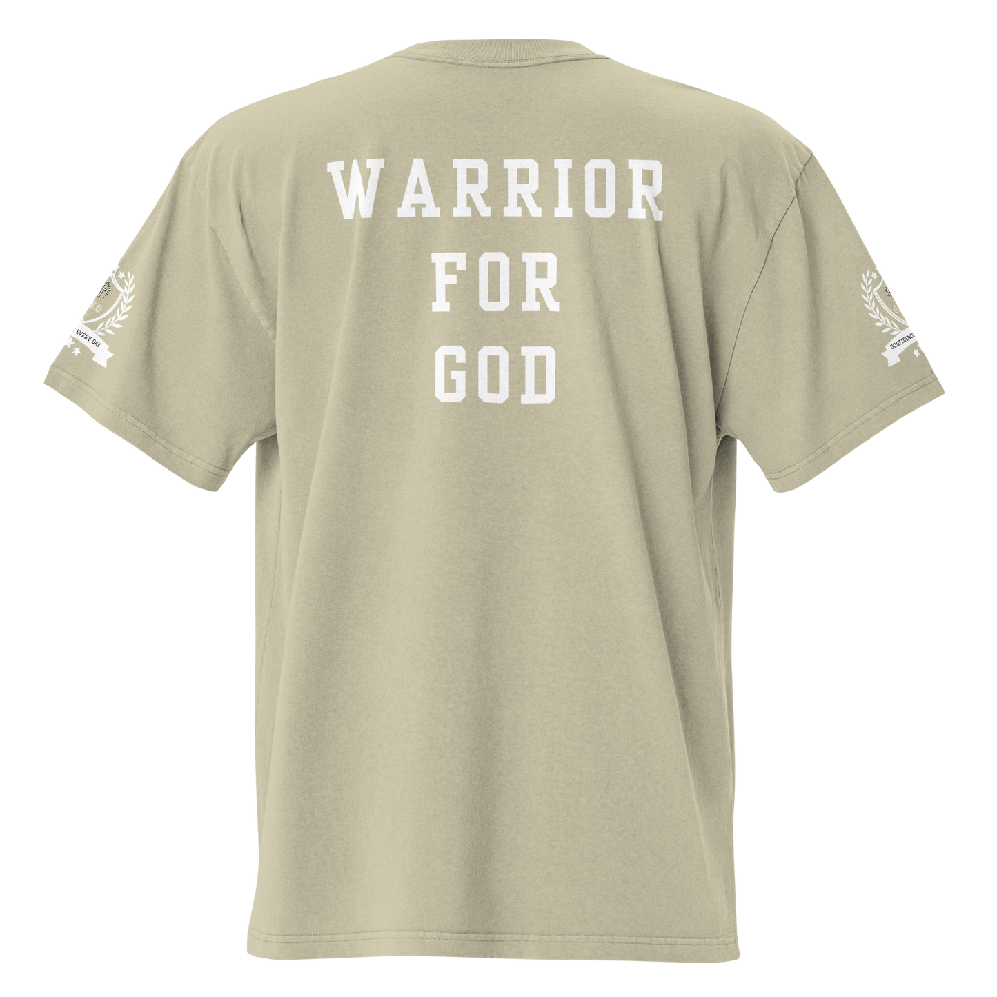 NEW!!! Godfidence Warrior For God Oversized faded t-shirt