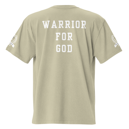 NEW!!! Godfidence Warrior For God Oversized faded t-shirt