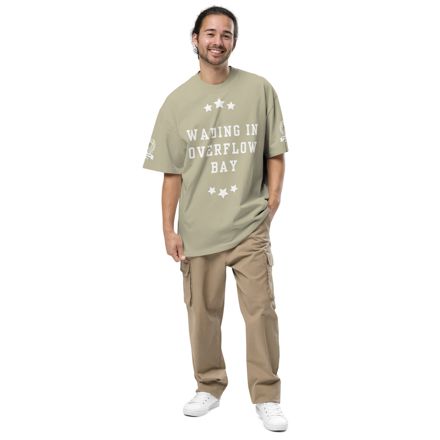 NEW!!! GodfidenceOverflow Bay Oversized faded t-shirt