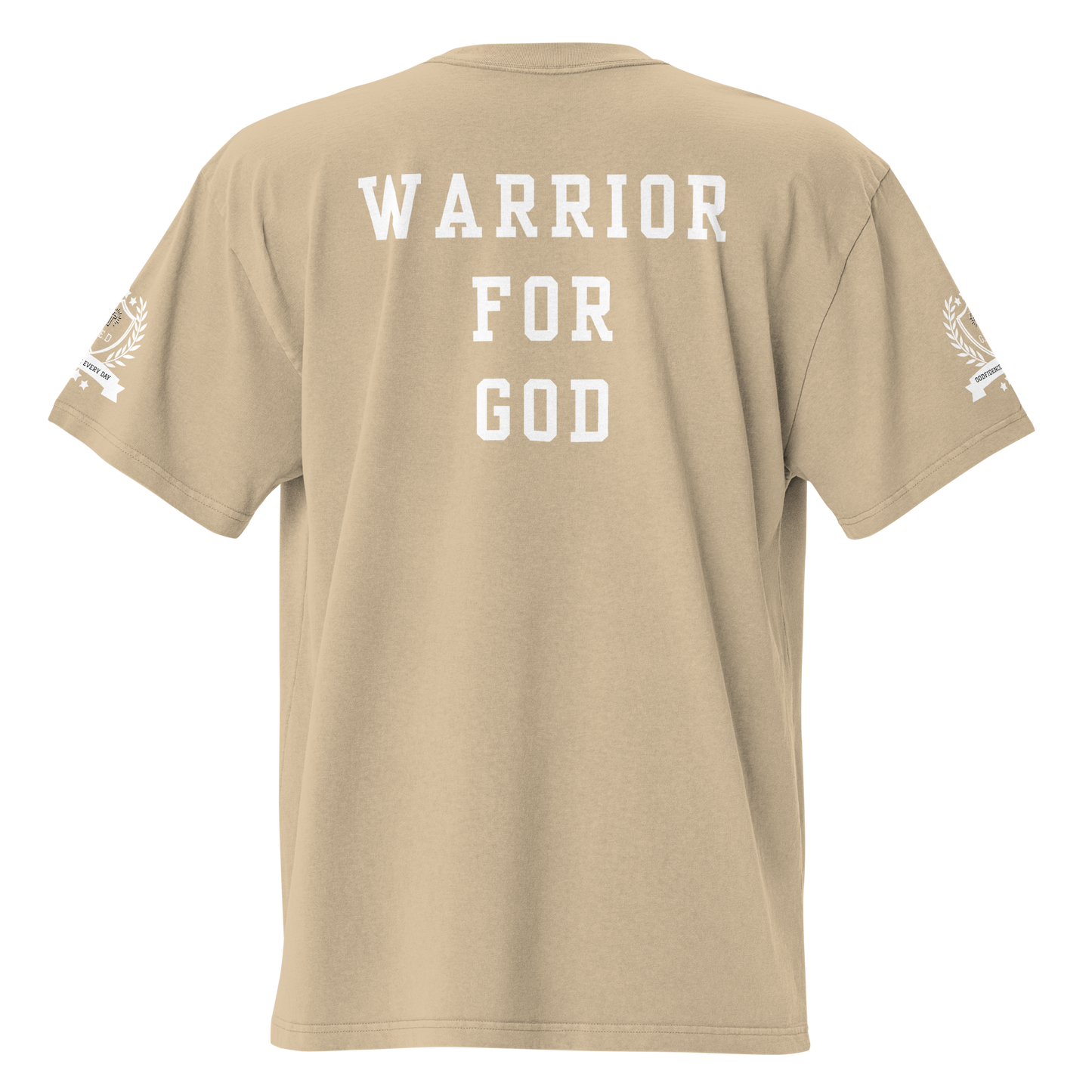 NEW!!! Godfidence Warrior For God Oversized faded t-shirt