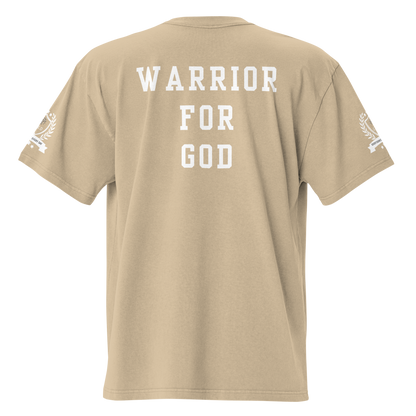 NEW!!! Godfidence Warrior For God Oversized faded t-shirt