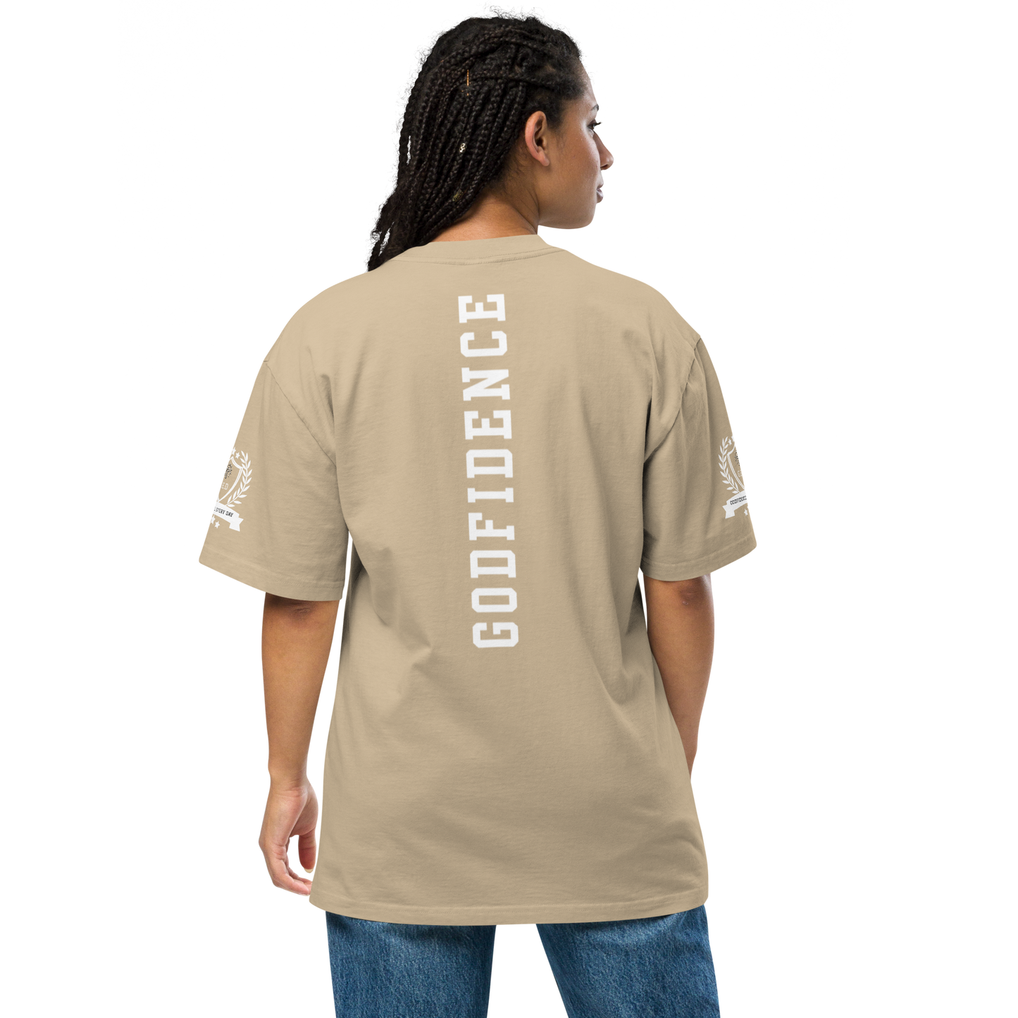 NEW!!! GodfidenceOverflow Bay Oversized faded t-shirt