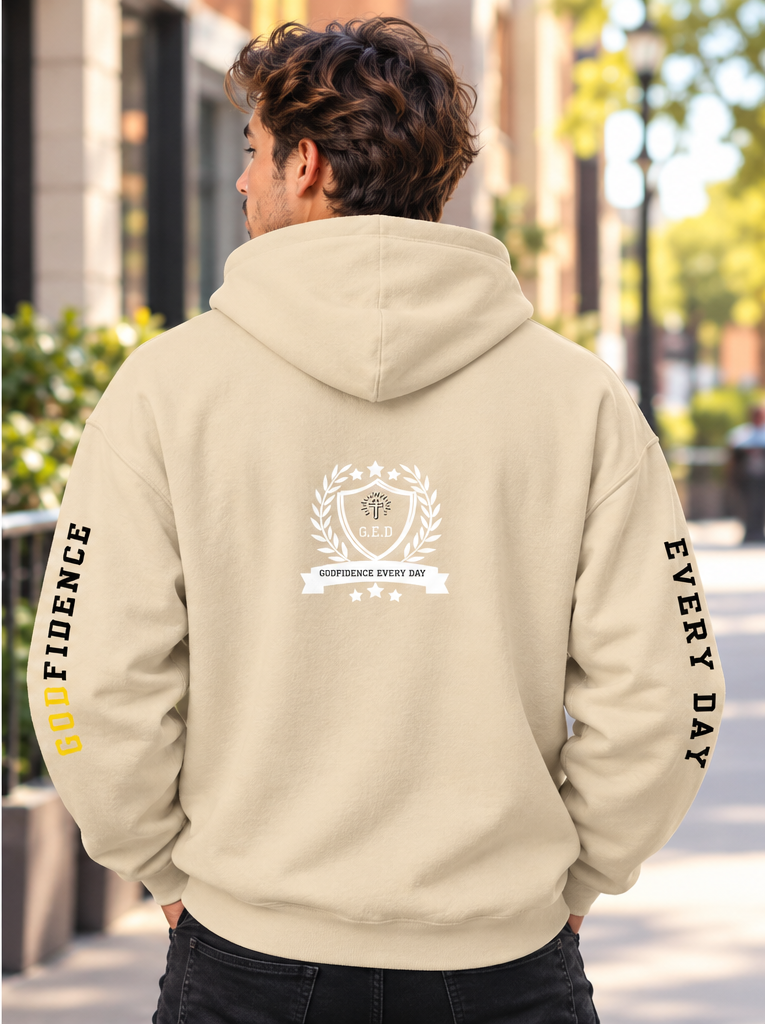 Godfidence Phill413 Hoodie (white lettering)