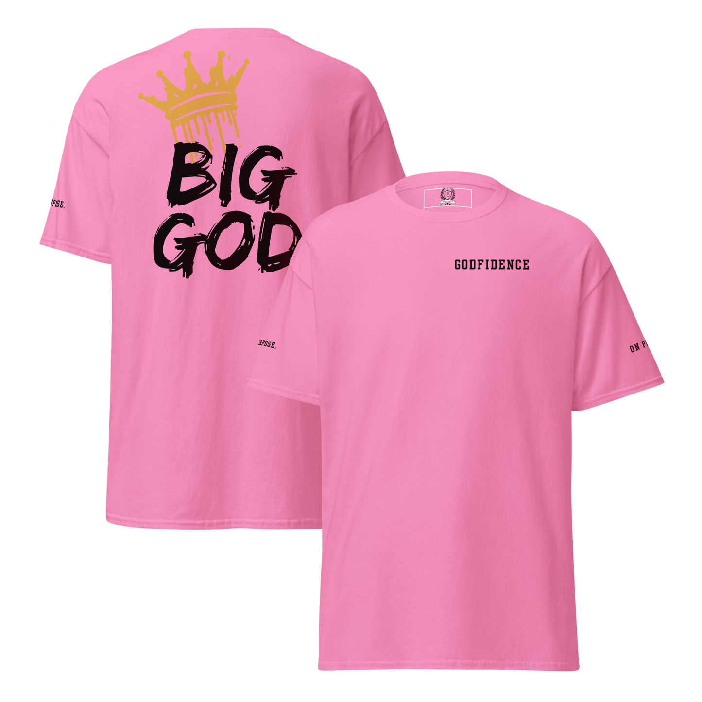 NEW!!! Godfidence Big God Classic tee (Black lettering)