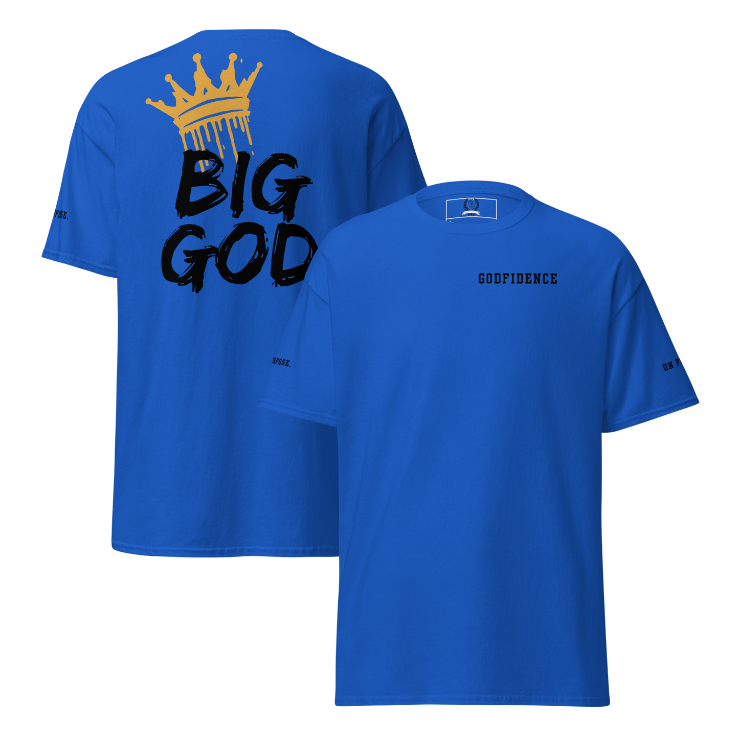 NEW!!! Godfidence Big God Classic tee (Black lettering)