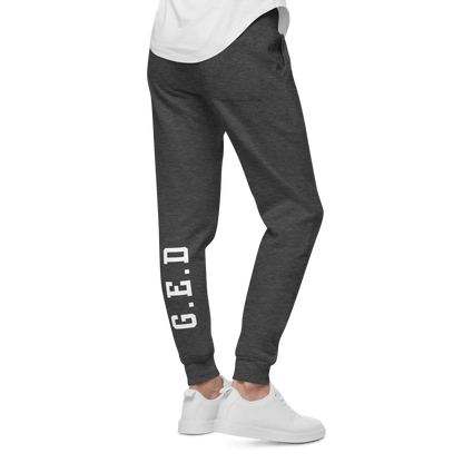 NEW!!!! G.E.D. fleece sweatpants - Godfidence Every Day G.E.D. Brand