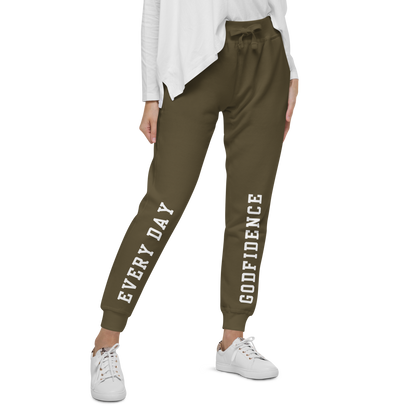 NEW!!!! G.E.D. fleece sweatpants - Godfidence Every Day G.E.D. Brand