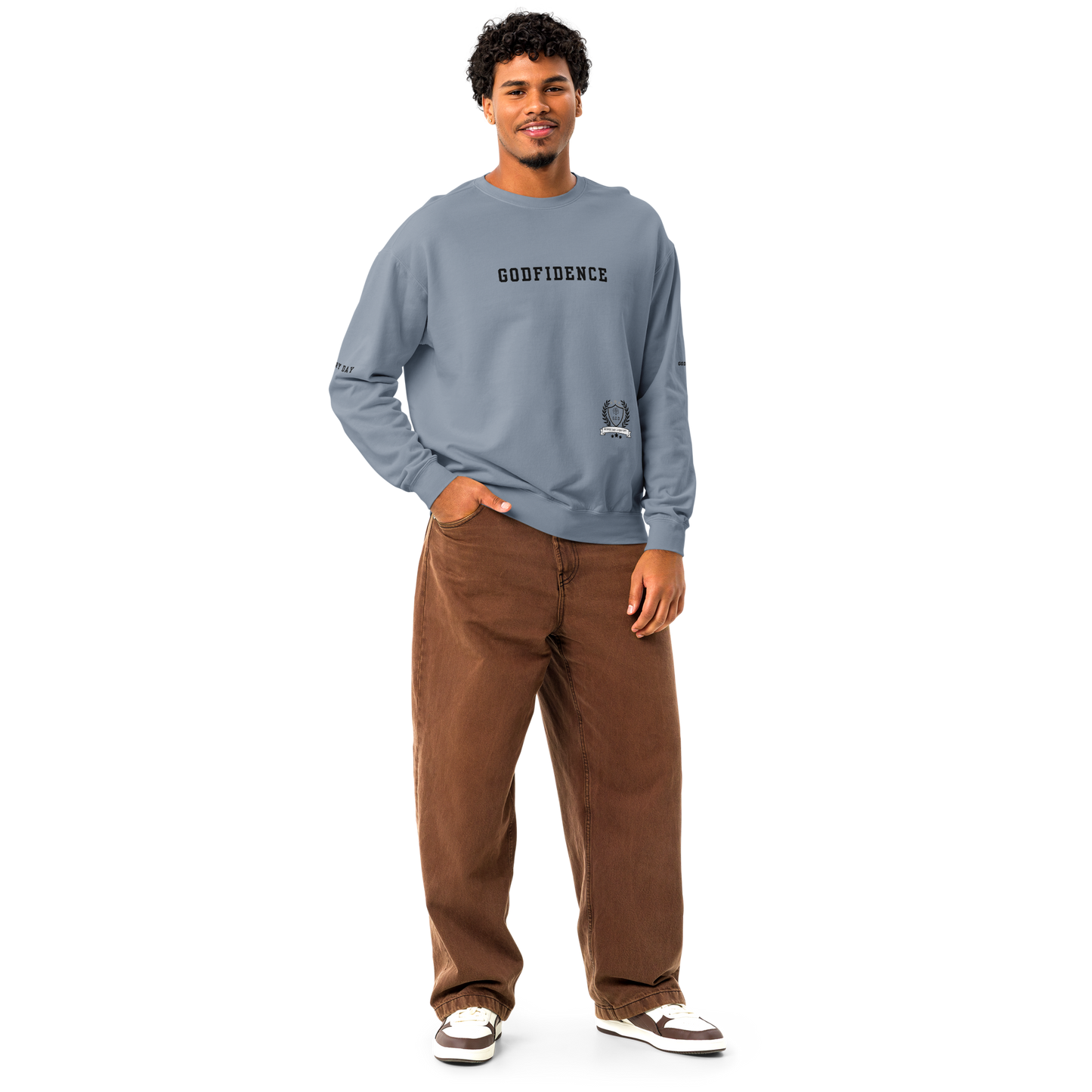 NEW!!! Godfidence For Purpose On Purpose Comfort Colors Sweatshirt