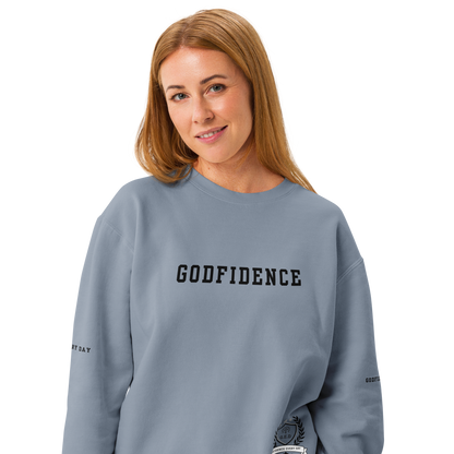NEW!!! Godfidence For Purpose On Purpose Comfort Colors Sweatshirt