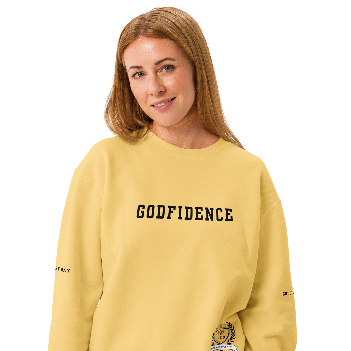 NEW!!! Godfidence For Purpose On Purpose Comfort Colors Sweatshirt