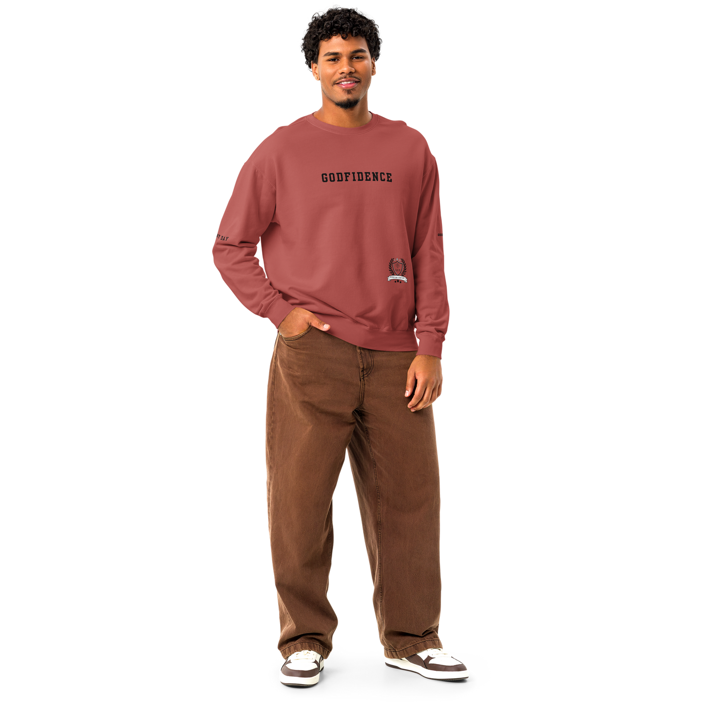 NEW!!! Godfidence For Purpose On Purpose Comfort Colors Sweatshirt