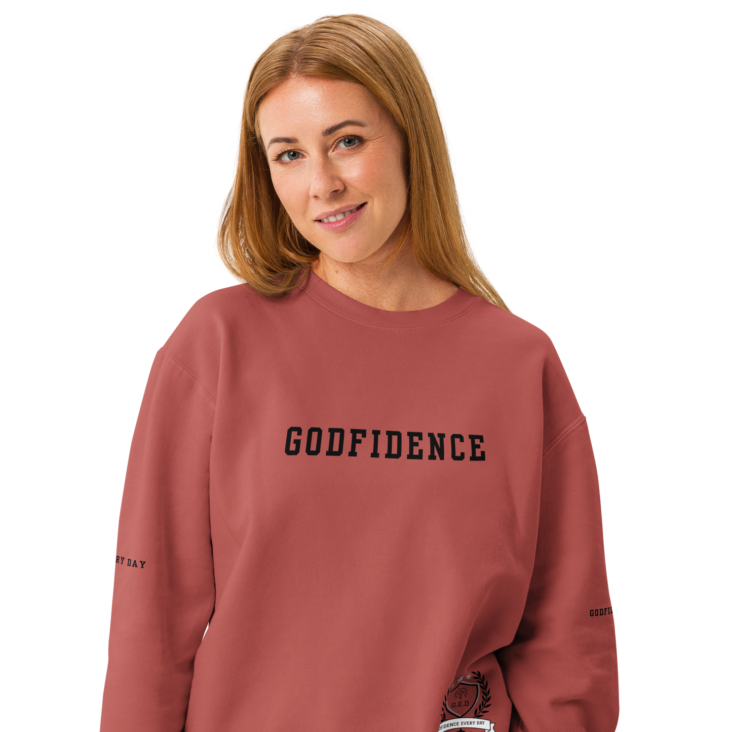 NEW!!! Godfidence For Purpose On Purpose Comfort Colors Sweatshirt