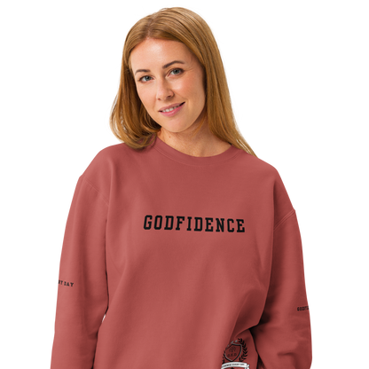 NEW!!! Godfidence For Purpose On Purpose Comfort Colors Sweatshirt