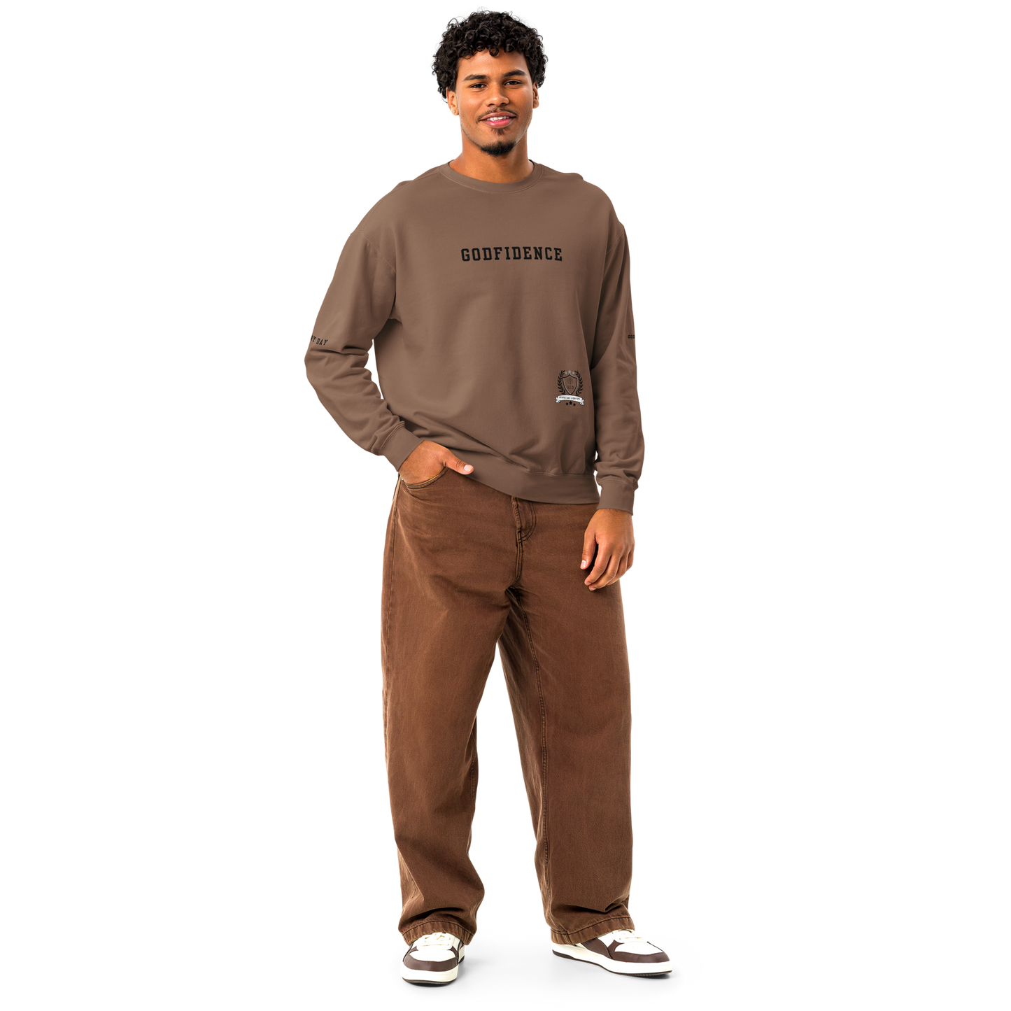 NEW!!! Godfidence For Purpose On Purpose Comfort Colors Sweatshirt