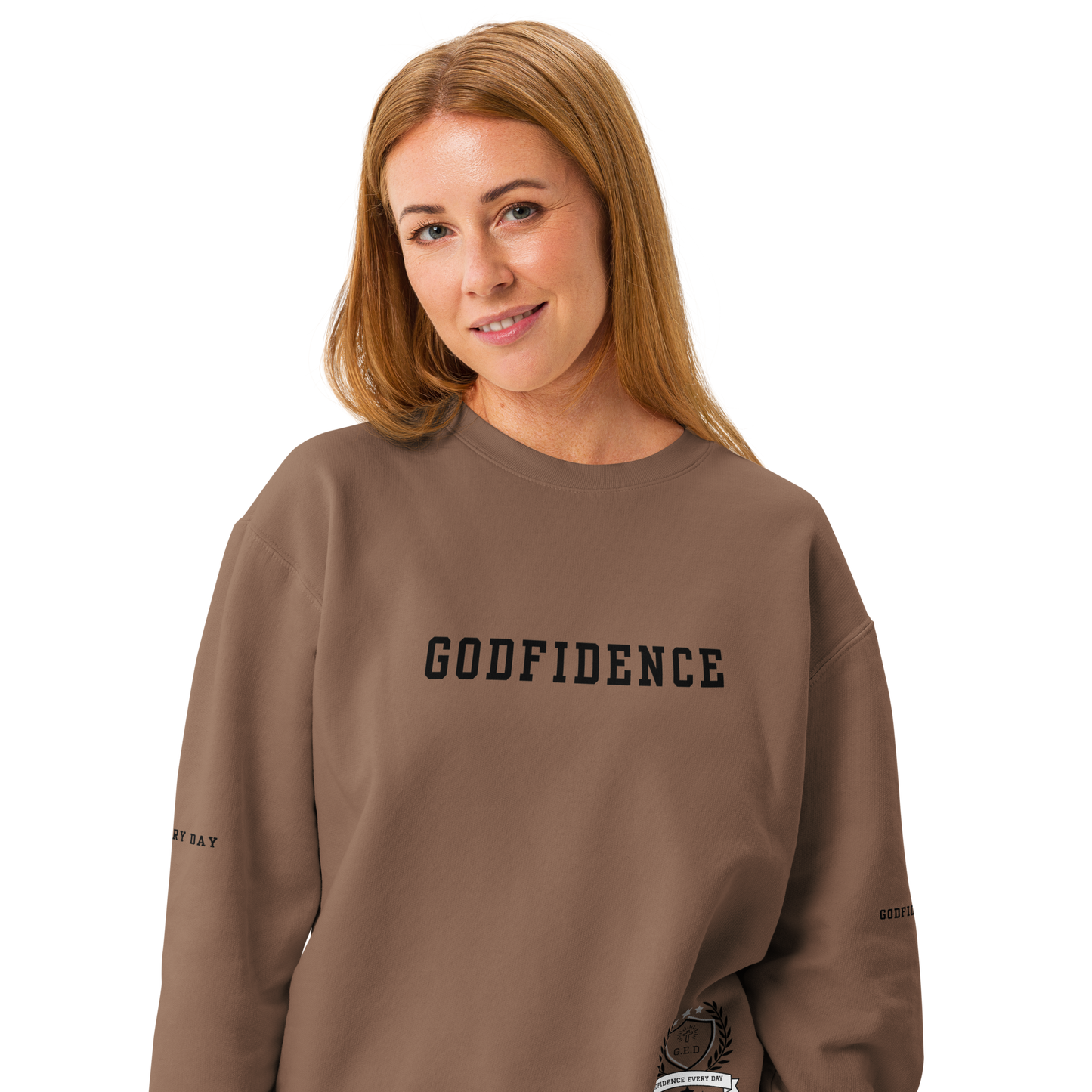 NEW!!! Godfidence For Purpose On Purpose Comfort Colors Sweatshirt
