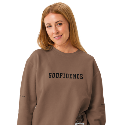 NEW!!! Godfidence For Purpose On Purpose Comfort Colors Sweatshirt