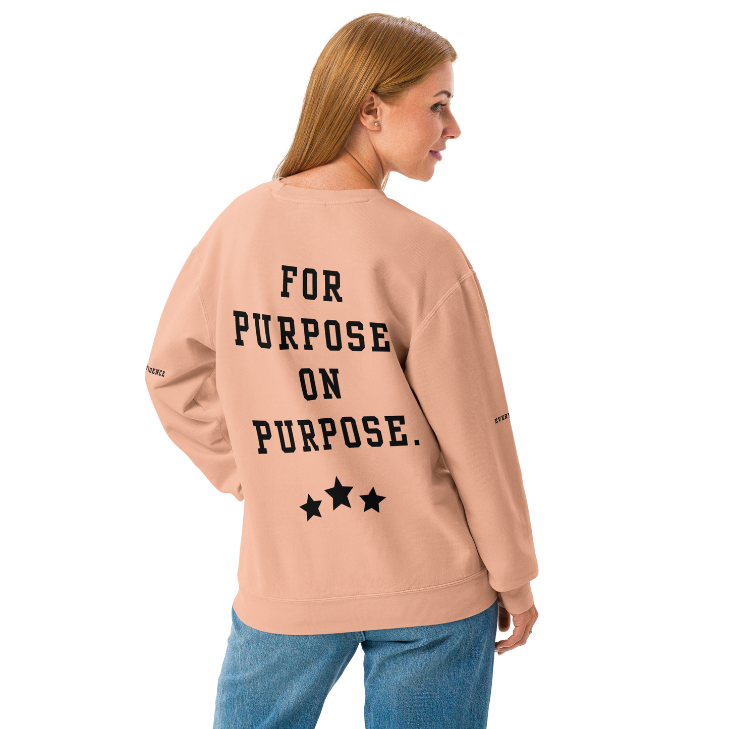 NEW!!! Godfidence For Purpose On Purpose Comfort Colors Sweatshirt