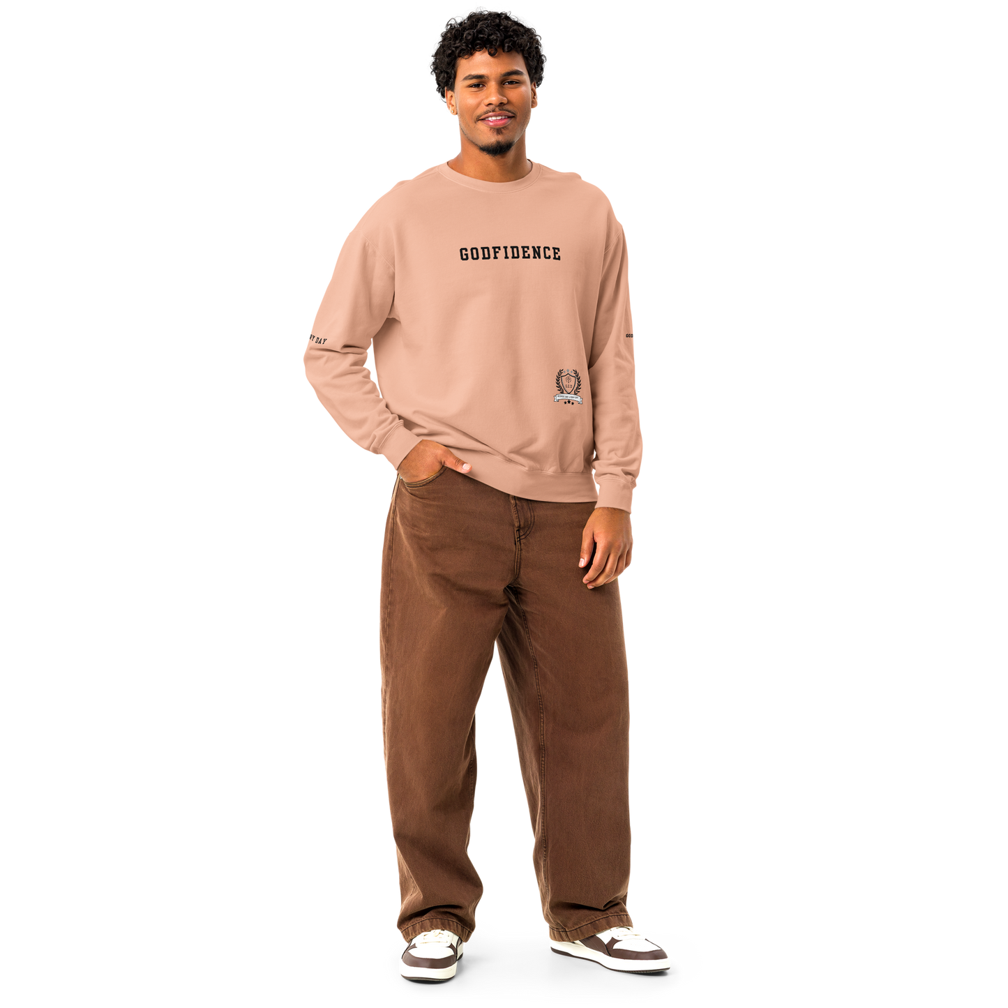 NEW!!! Godfidence For Purpose On Purpose Comfort Colors Sweatshirt