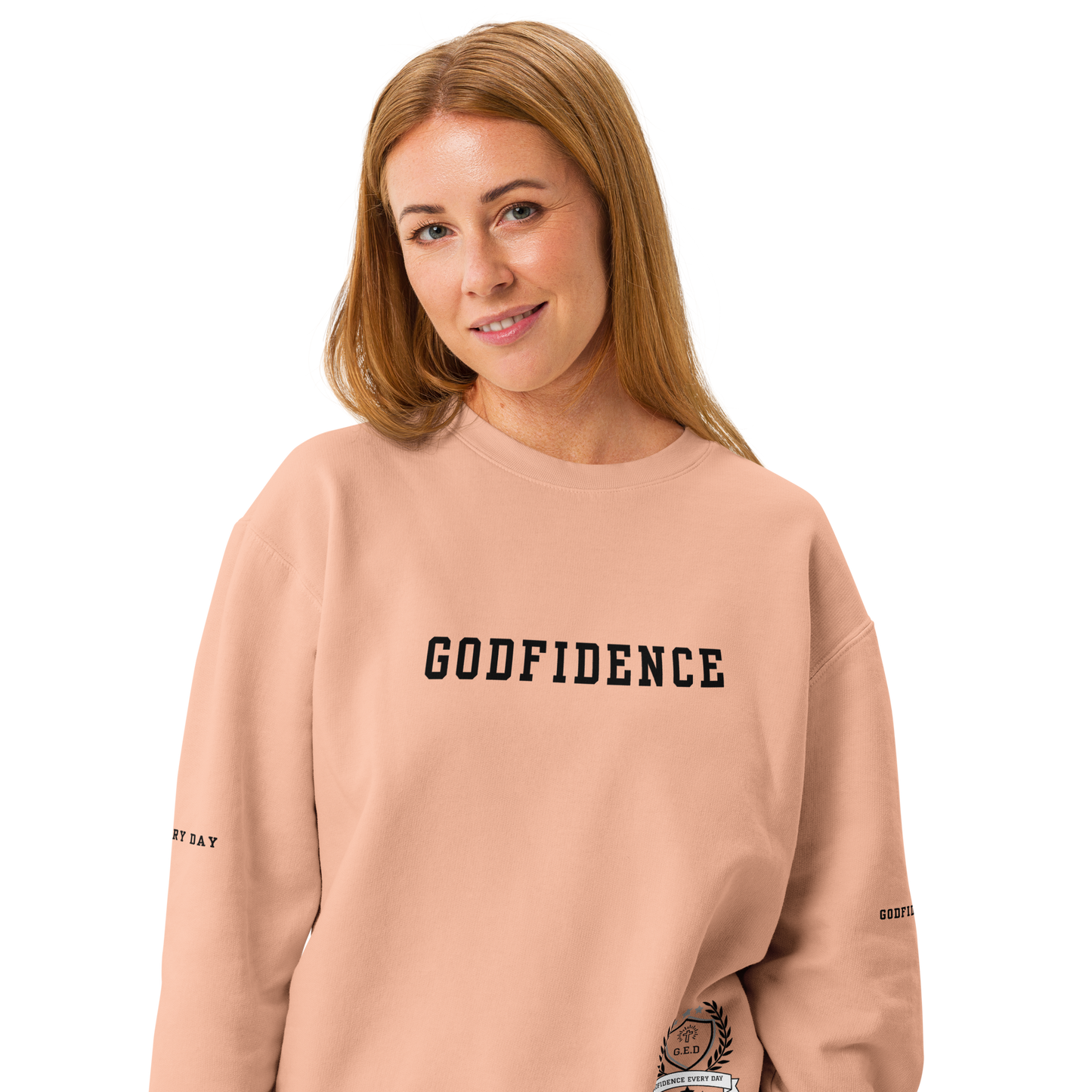 NEW!!! Godfidence For Purpose On Purpose Comfort Colors Sweatshirt