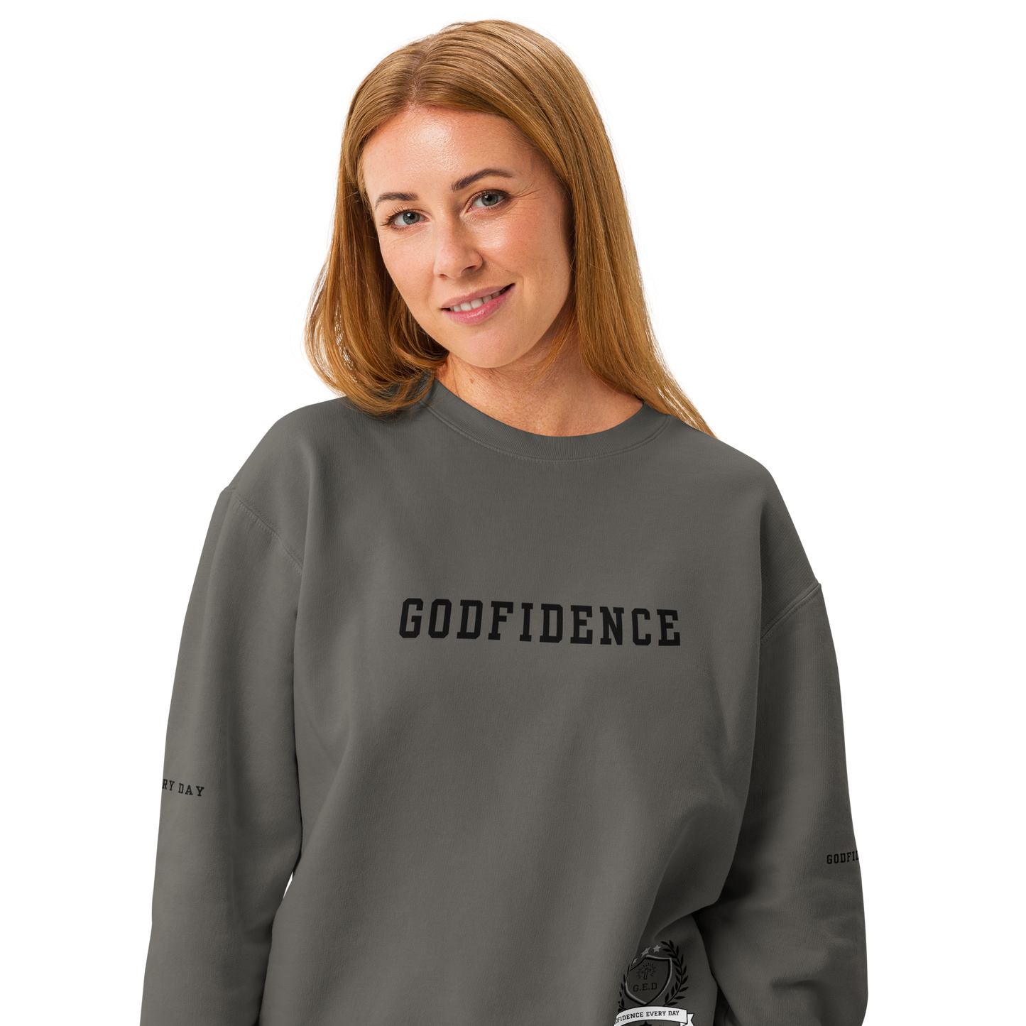 NEW!!! Godfidence For Purpose On Purpose Comfort Colors Sweatshirt