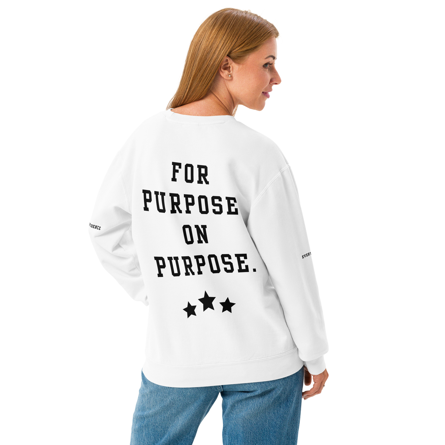 NEW!!! Godfidence For Purpose On Purpose Comfort Colors Sweatshirt