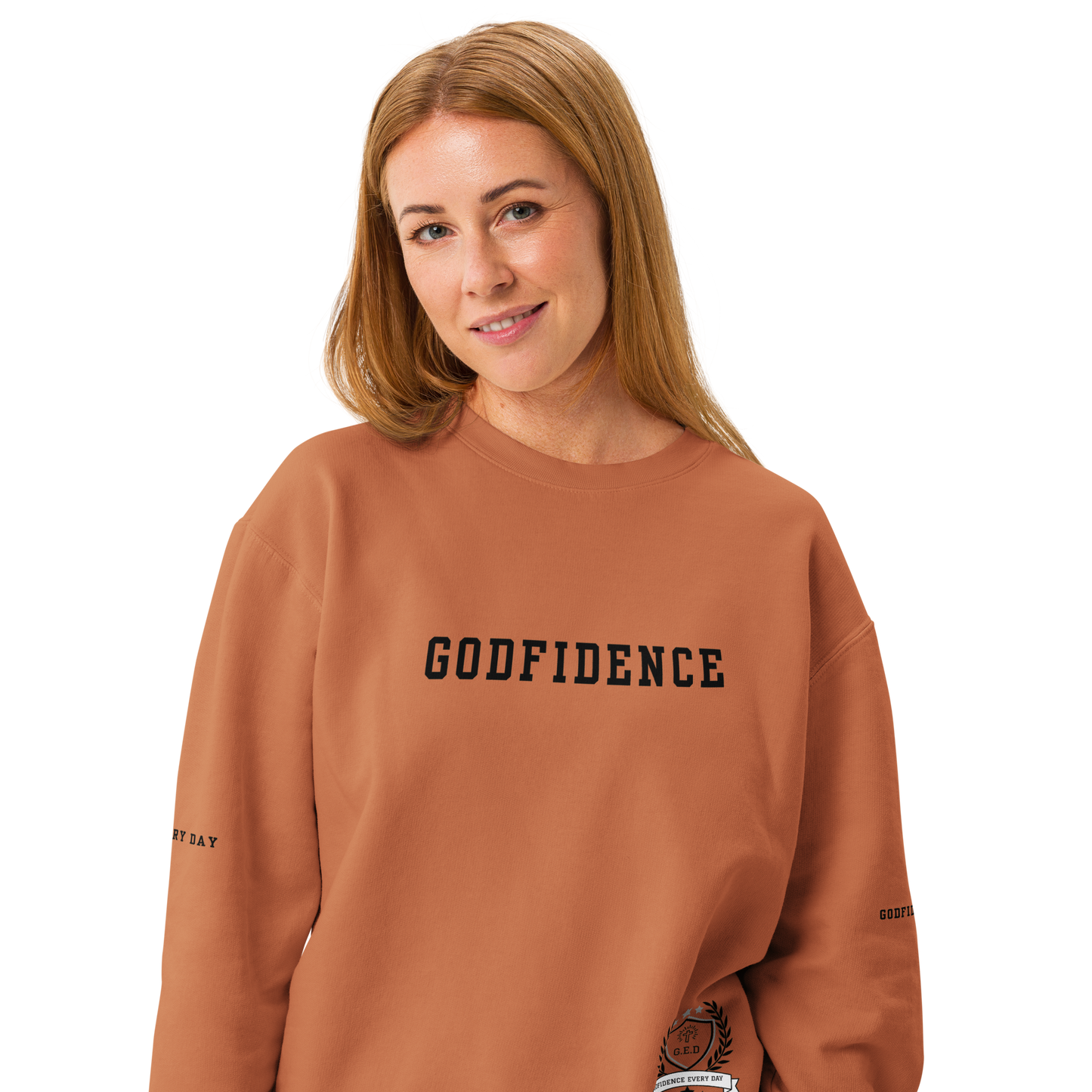 NEW!!! Godfidence For Purpose On Purpose Comfort Colors Sweatshirt