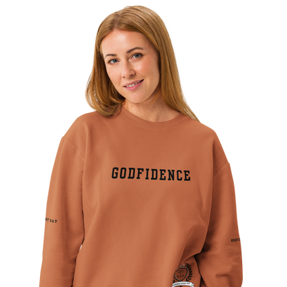 NEW!!! Godfidence For Purpose On Purpose Comfort Colors Sweatshirt