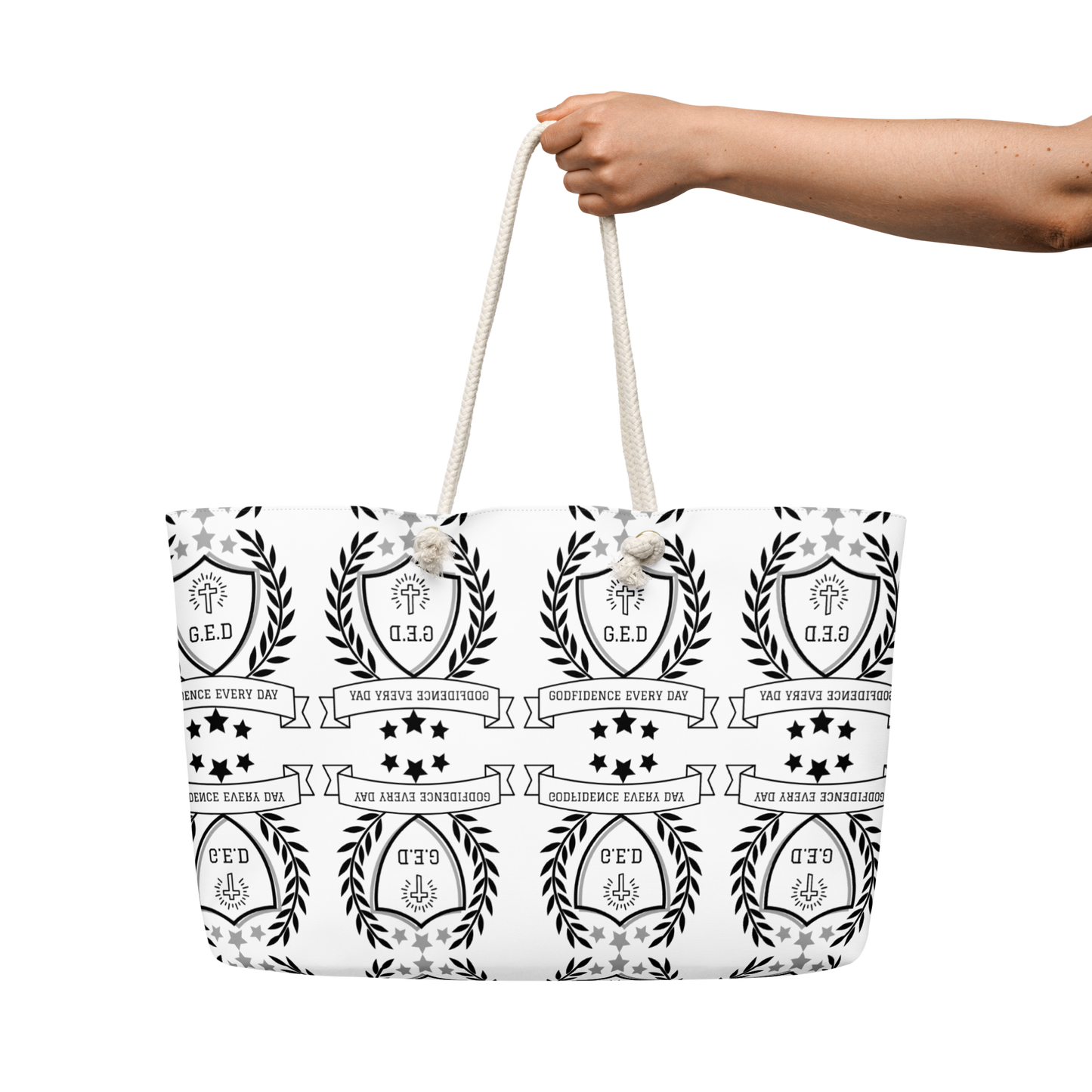 NEW!!! G.E.D. Logo Oversized Weekender Bag