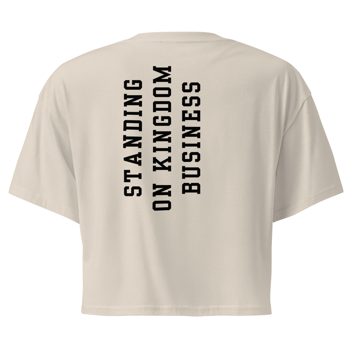 Kingdom Women's Crop Top - Godfidence Every Day G.E.D. Brand