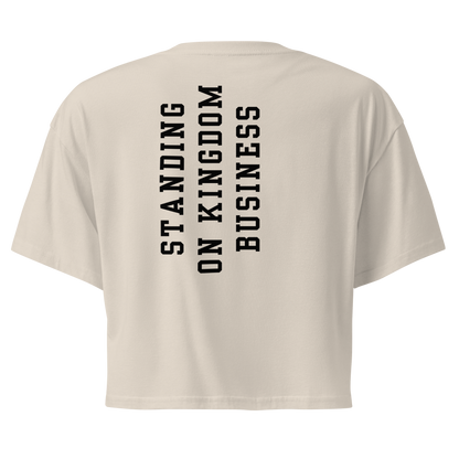 Kingdom Women's Crop Top - Godfidence Every Day G.E.D. Brand
